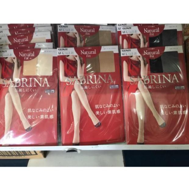 Quần tất Sabrina Natural/Shape Fit Nhật Bản màu da chân, màu đen size M L LL