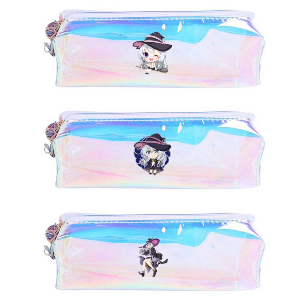 Hộp bút trong in hình HÀNH TRÌNH CỦA ELENA anime chibi xinh xắn