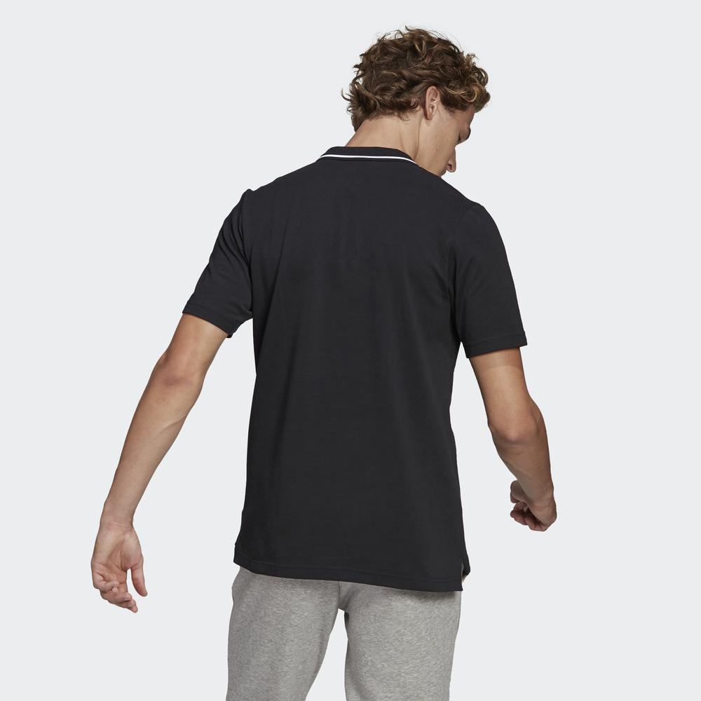 Áo Polo adidas Nam Áo Polo Vải Piqué Small Logo AEROREADY Essentials Màu đen GK9027