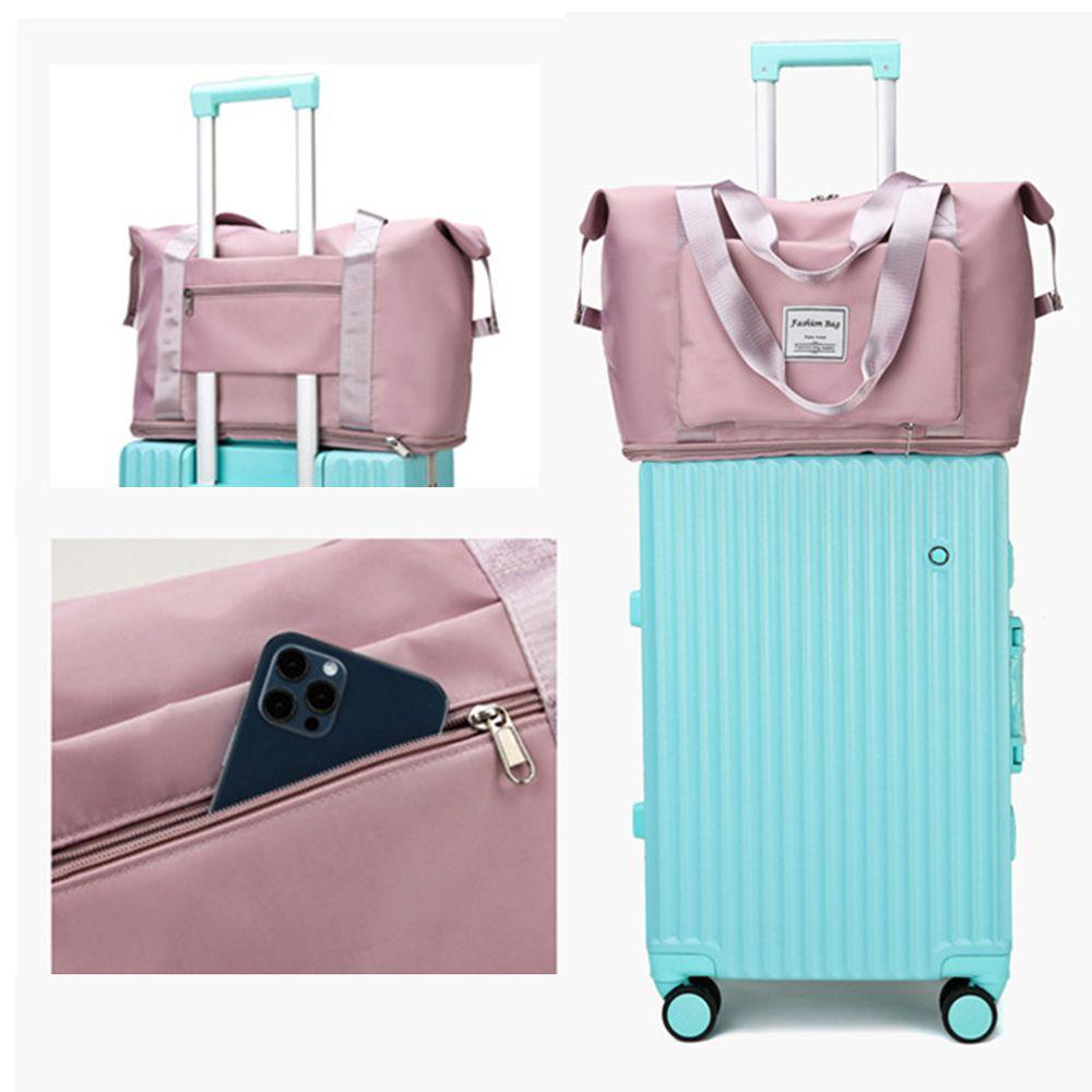 Túi Đựng Hành Lý Du Lịch Bằng Vải Oxford Chống Nước Sức Chứa Lớn Đa Năng Có Thể Gấp Gọn Tiện