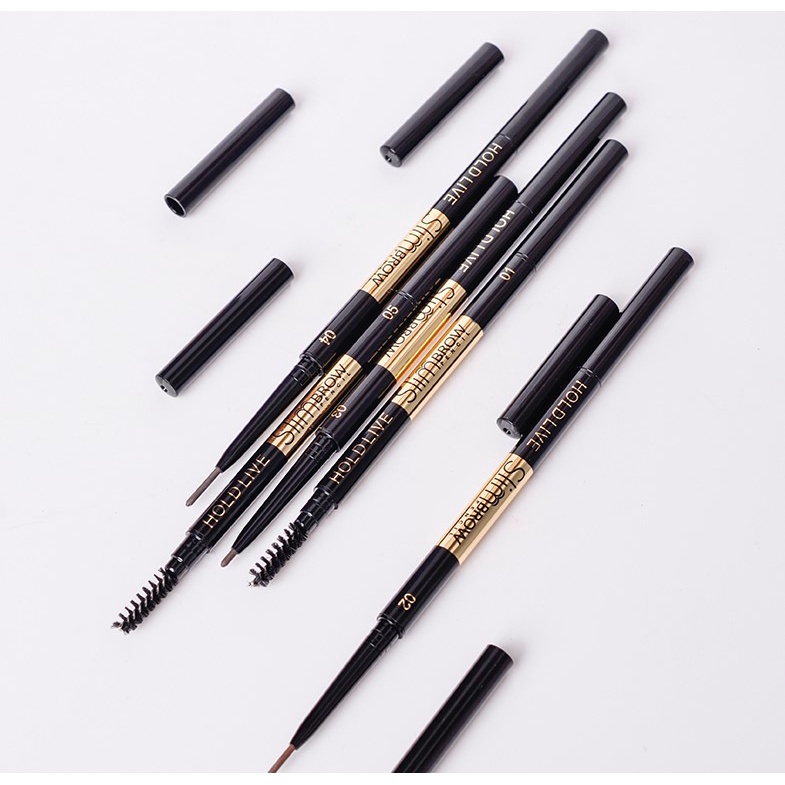 Chì Kẻ Mày Siêu Mảnh 2 Đầu Tiện Lợi Hold Live Slim Brow