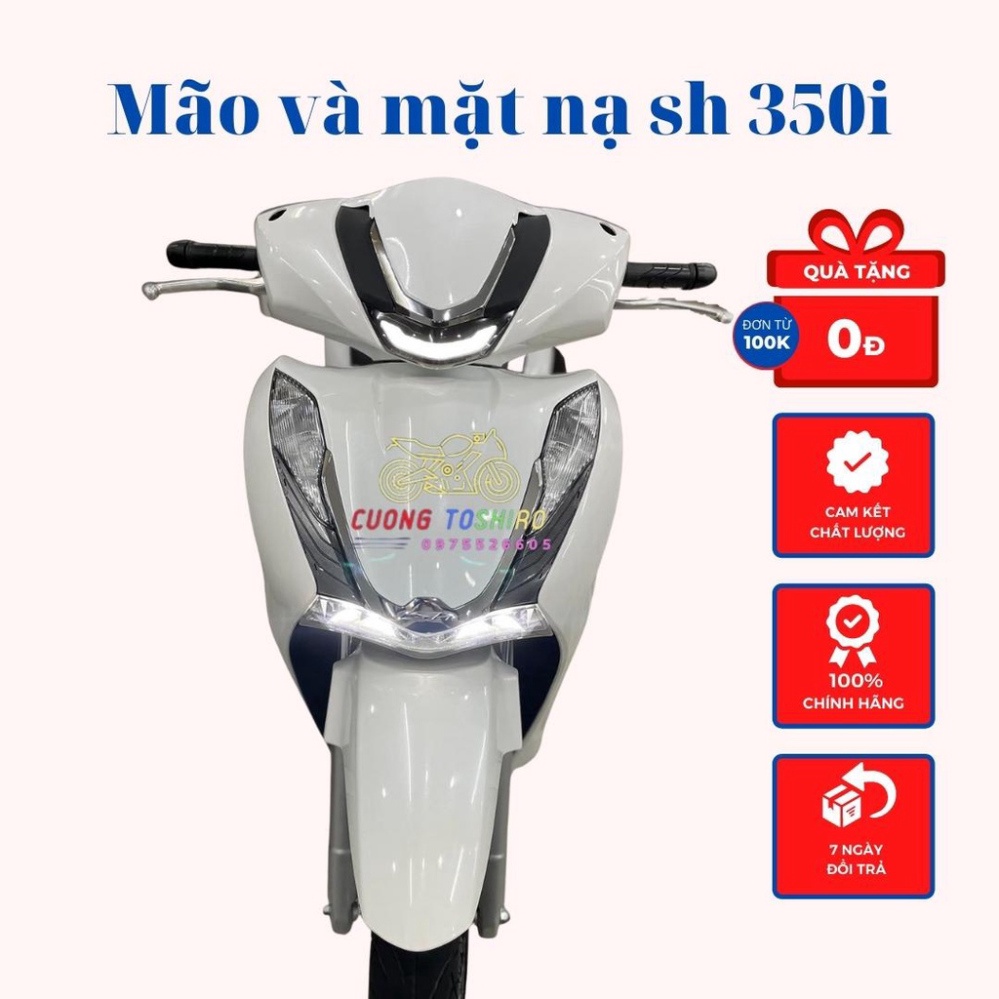 Ốp mão đầu xe mặt nạ SH 350i Chính hãng zhipat lắp cho các dòng xe SH2020 - SH2021 - SH2022 125i/150i bảo hành 1 năm