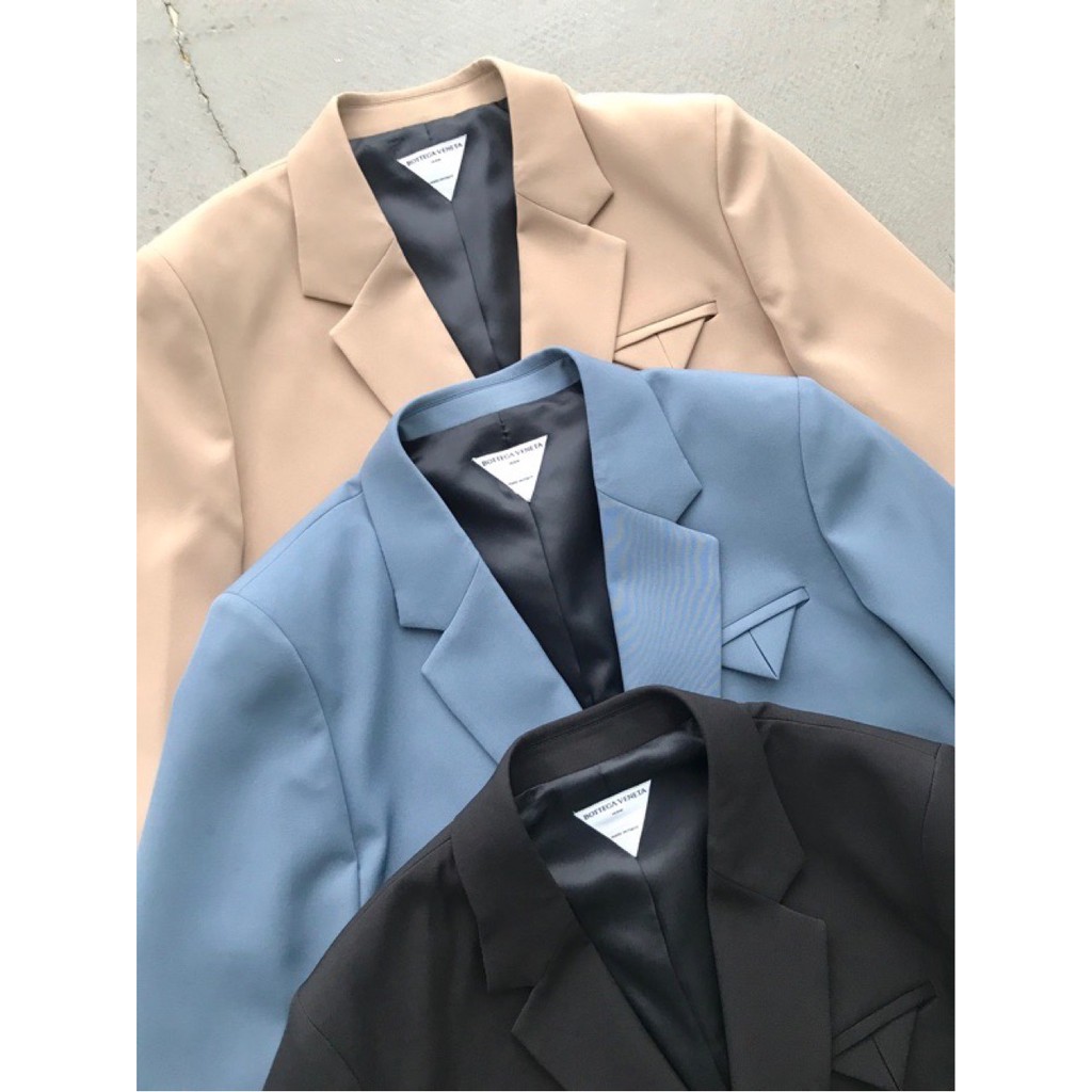 Áo vest B0ttega Veneta stretch nylon double-breasted blazer ss20 | BigBuy360 - bigbuy360.vn