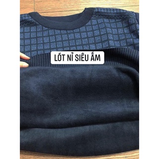 Áo len bố lót lông