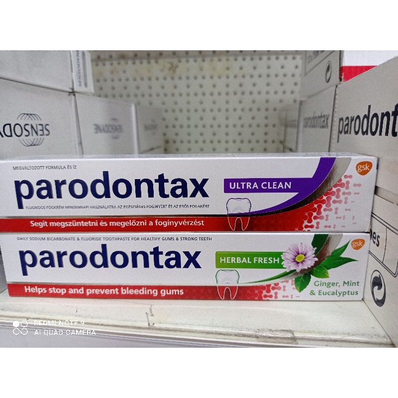 kem đánh răng parodontax