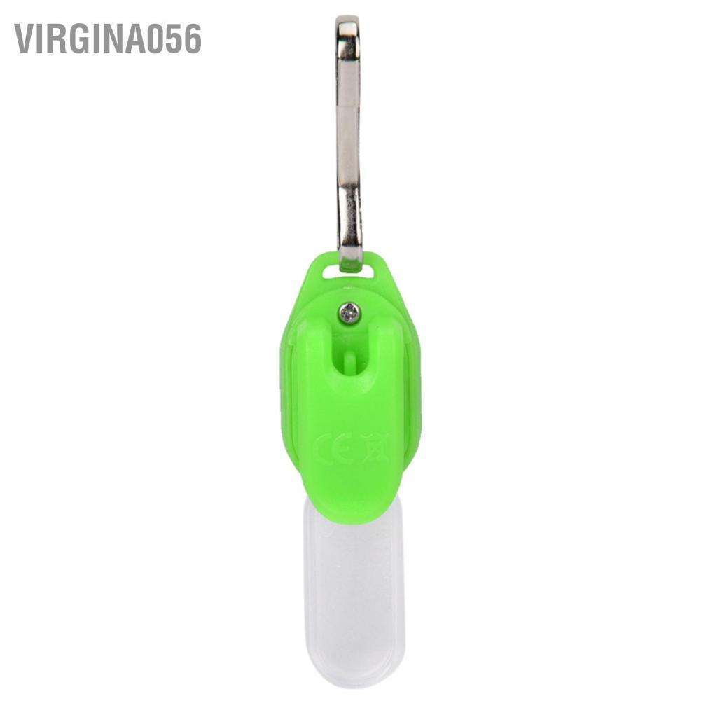 Virgina056 Virgina056 Đèn LED cho chó Vòng cổ phát sáng Mặt dây chuyền thú cưng có khóa Giữ an toàn