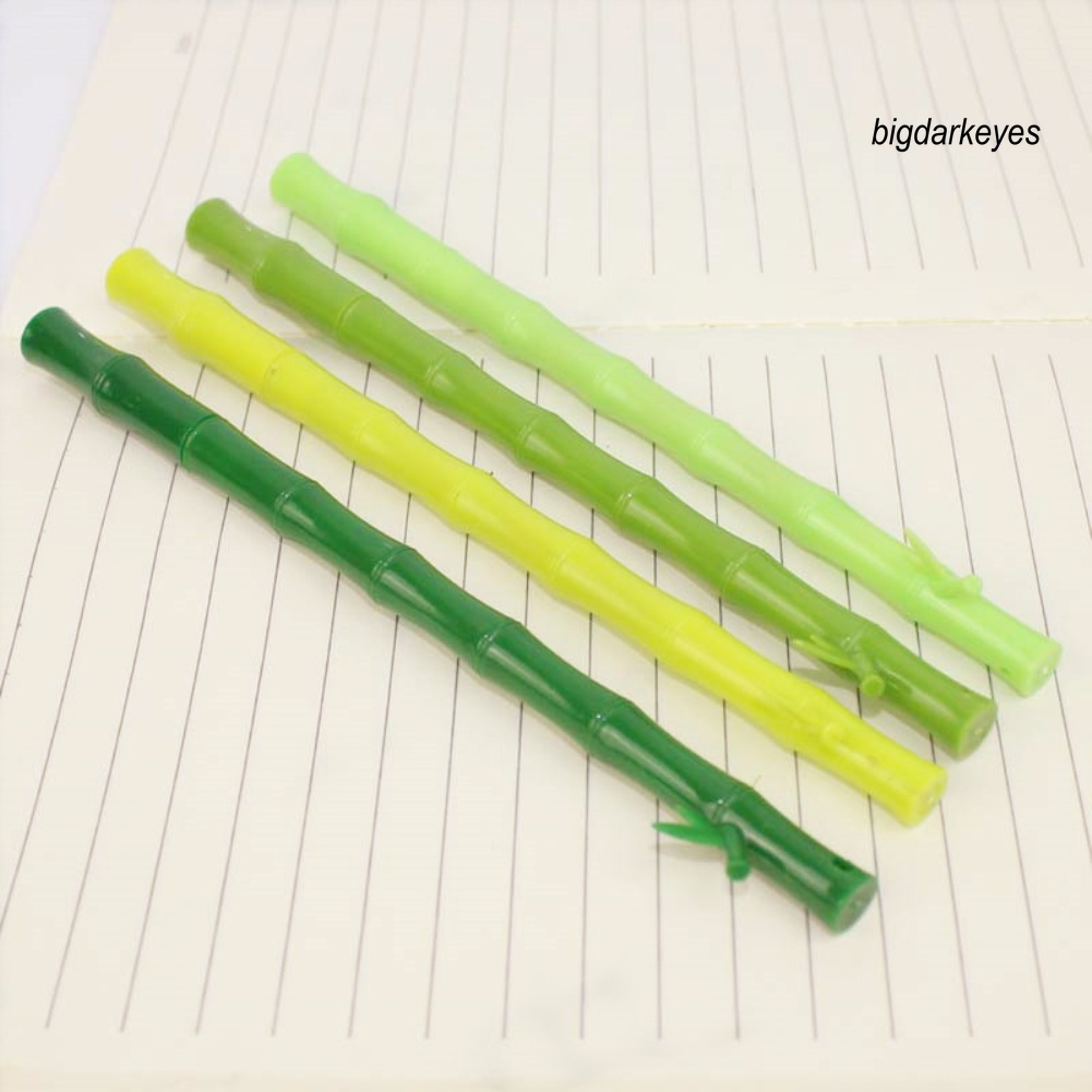 Nyt- 5 Bút Bi Mực Đen Ngòi 0.38mm Hình Cây Tre