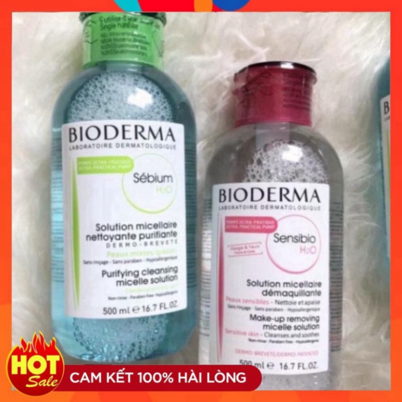 Nước Tây Trang  Bioderma 500ml chuẩn chính hãng BBT Store