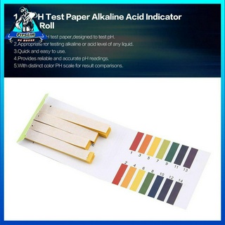 Giấy thử 1-14 PH Máy đo chỉ thị axit kiềm Cuộn cho đất nước tiểu