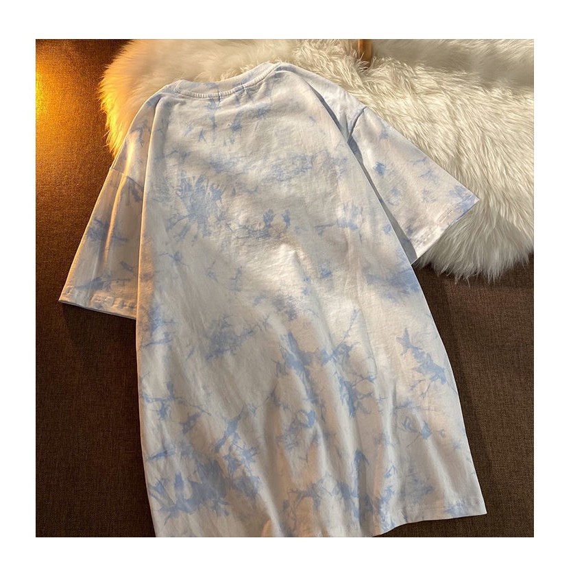 Áo thun form rộng unisex BluePink cá tính thoải mái