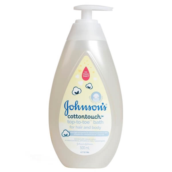 (500ml date mới)Tắm gội dịu nhẹ như bông Johnson's baby cotton touch