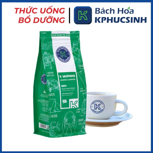 Cà phê rang xay xuất khẩu k morning  kcoffee 454g/gói