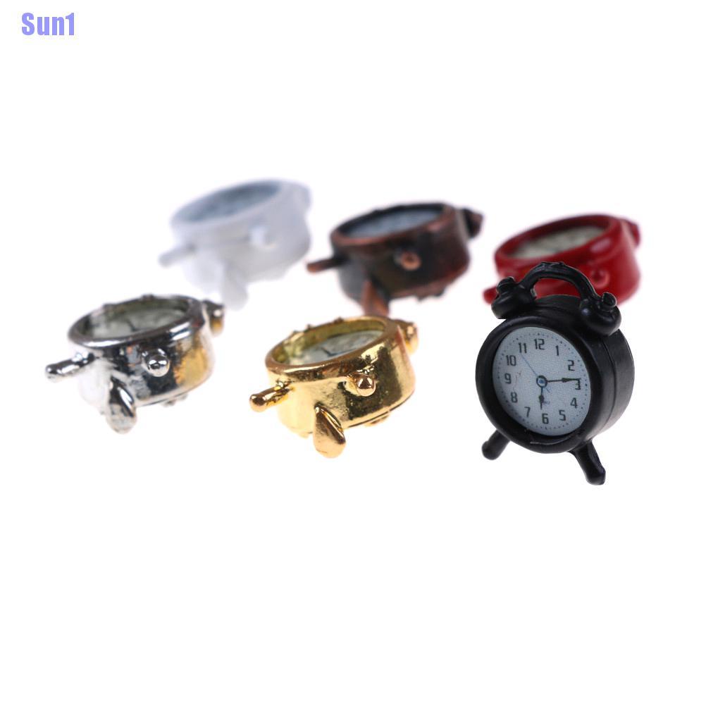 Đồng Hồ Báo Thức Mini Tỉ Lệ 1 / 12 Cho Búp Bê