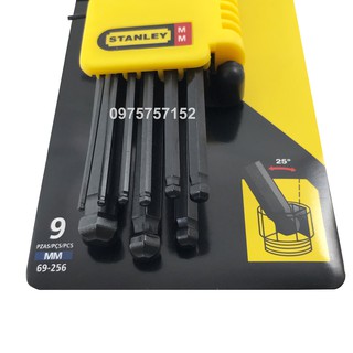 Bộ lục giác 9 cây Stanley 69-256 1.5-10mm