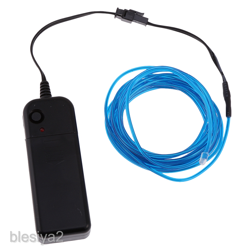 Luminescent Neon LED Lights Glow EL Wire String 5 Meters
