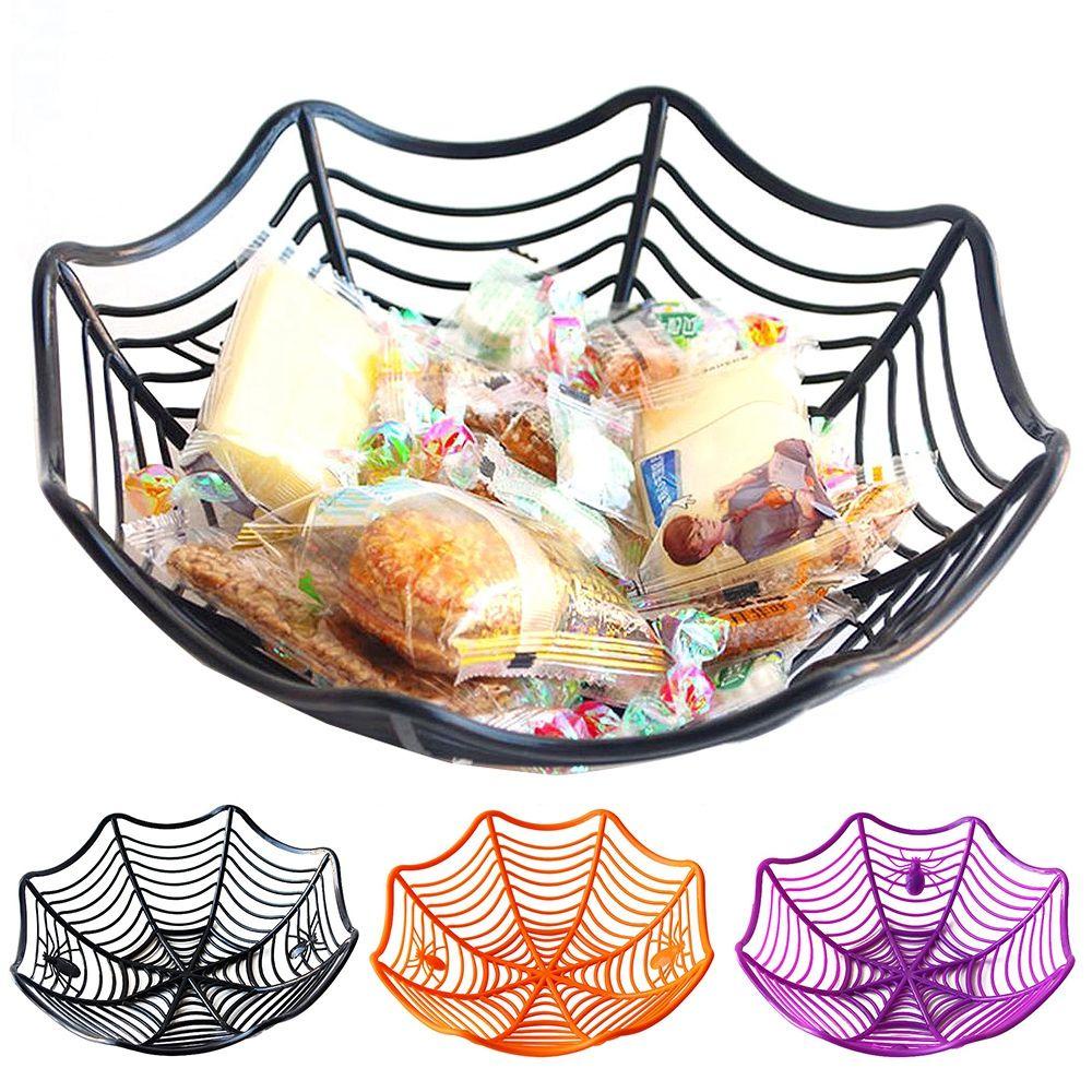 YIYU Tô Đựng Trái Cây Hình Nhện Độc Đáo Trang Trí Tiệc