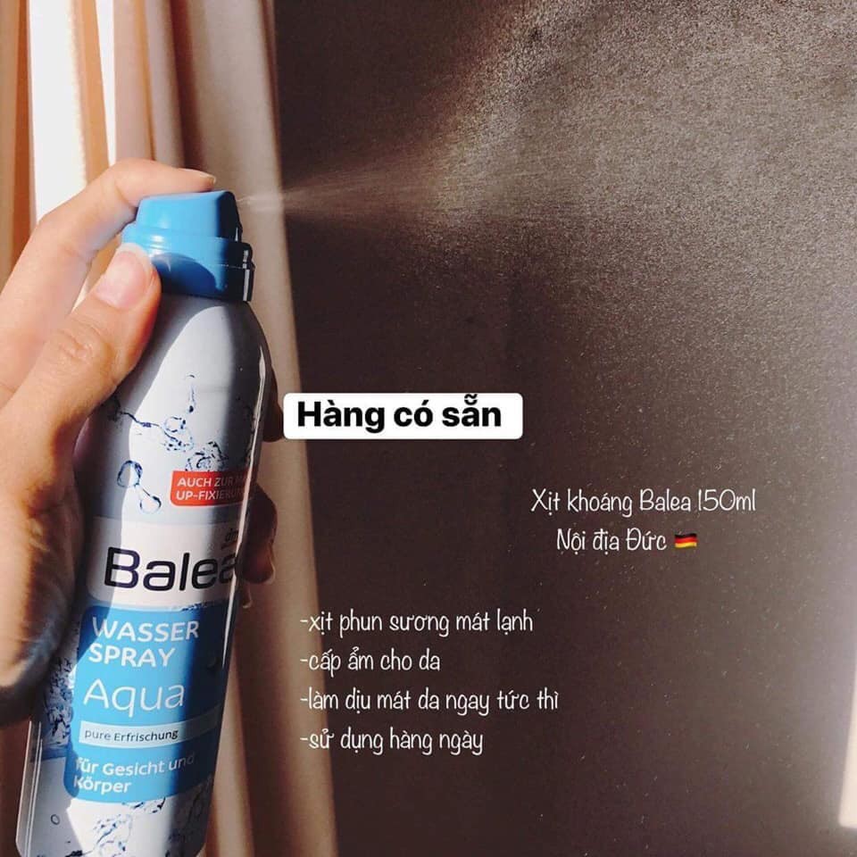 (bill,test giấy quỳ,review) Xịt khoáng Balea Đức 150ml | BigBuy360 - bigbuy360.vn