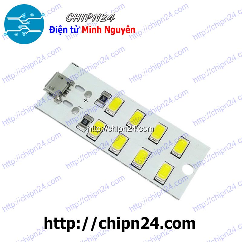 [1 pcs] Mạch 8 led siêu sáng USB 5V