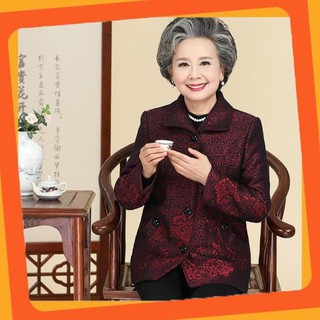Áo khoác dạ cho người già, cho mẹ ( dạ hoa bà)