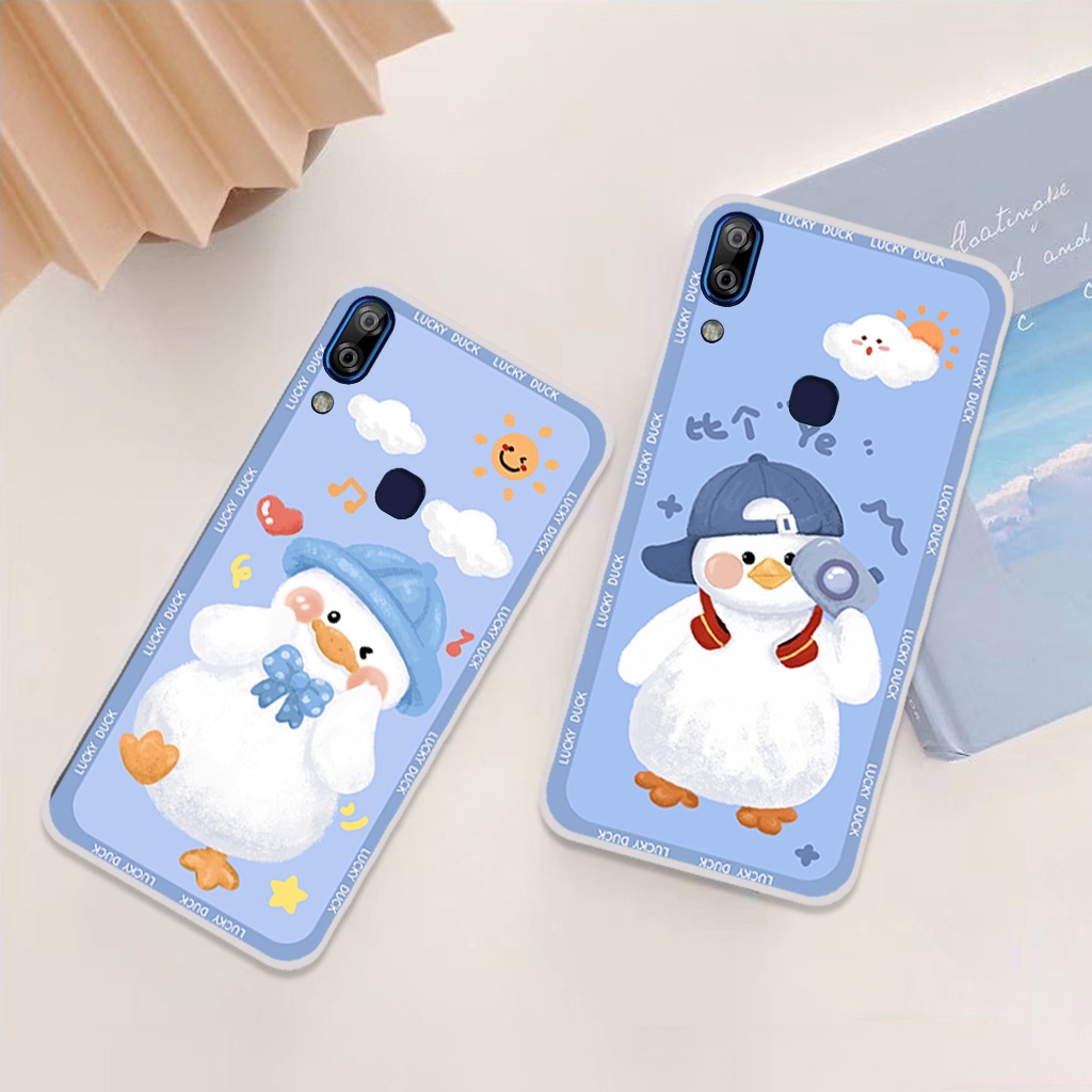 Ốp lưng Vsmart Joy 1/ Joy 1 Plus/ Joy 1+/ Joy 2 Plus/ Joy 2+ chú vịt đáng yêu, lucky duck, ốp cặp đôi dễ thương