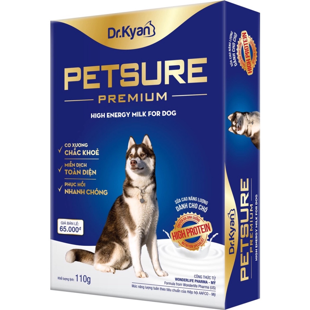 Sữa cho chó PETSURE 400g thức ăn cho chó Dr.Kyan