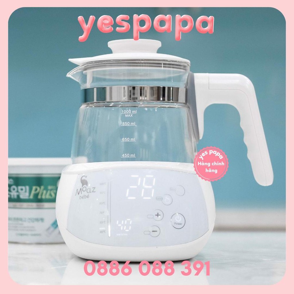 Bình đun nước đa năng thông minh MOAZ Bébé MB-002 1000ml