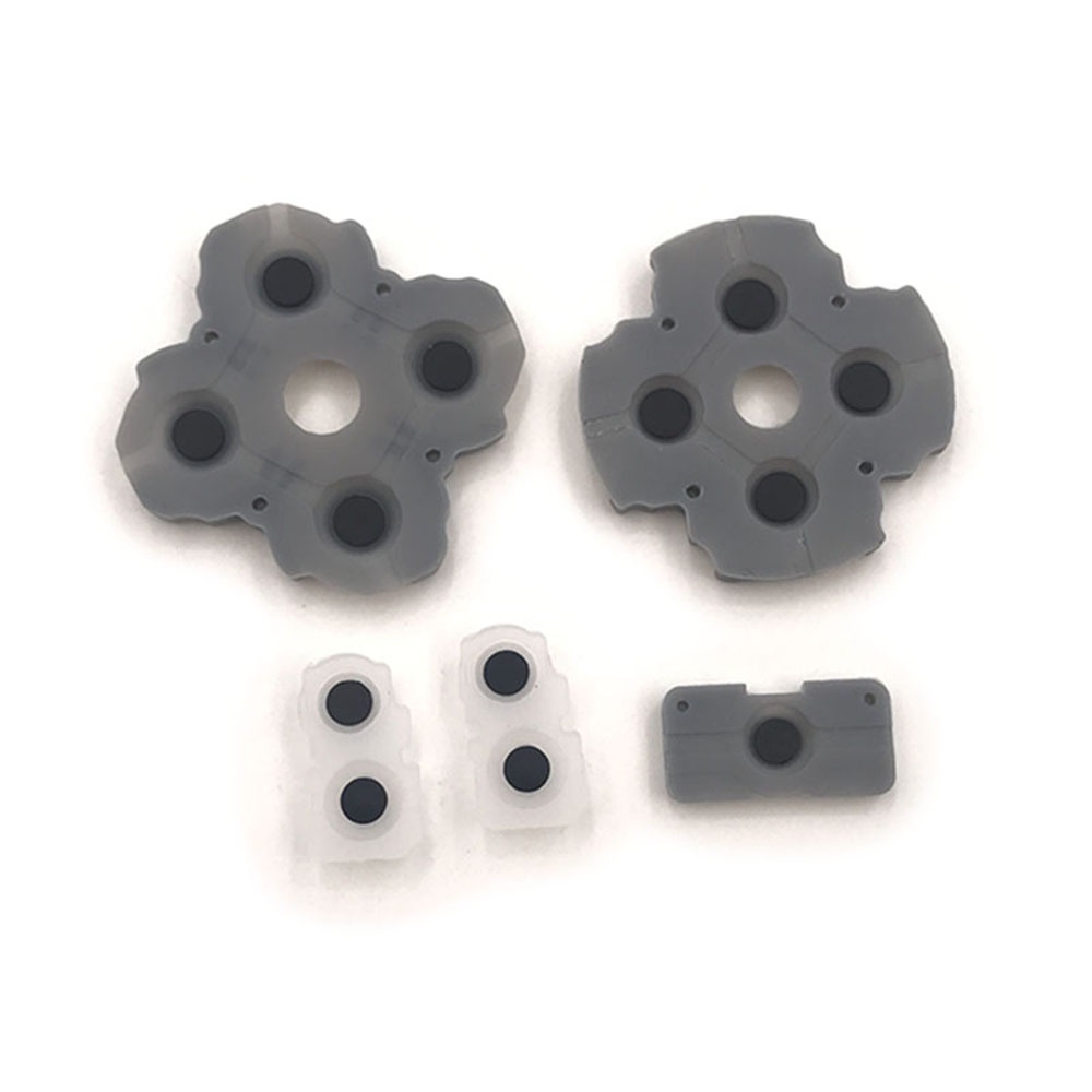 1sets v1.0 v2.0 cho sony playstation ps5 miếng đệm nút l r dẫn điện bằng cao su cho bộ điều khiển ps5 silicone abxy d-pads