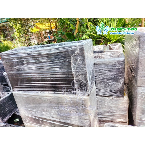 Chậu Đá Mài Chữ Nhật 80x30x30cm (dài x rộng x cao)