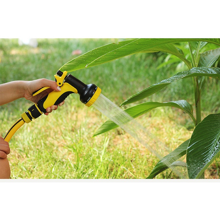 Bộ vòi xịt đầu to tưới nước rửa xe full phụ kiện 5 trong 1, có 10 chế độ phun nước bền đẹp