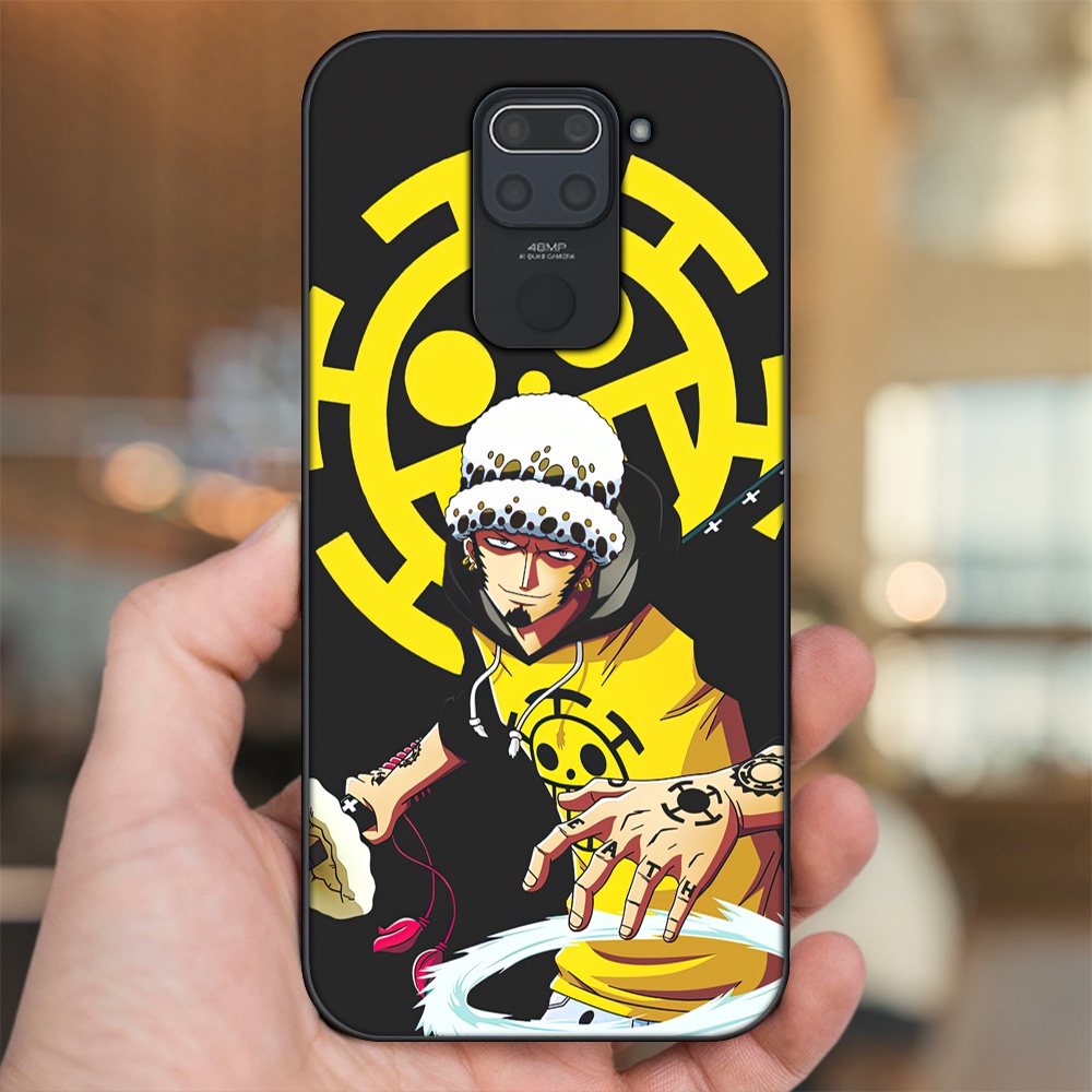 Ốp lưng Xiaomi Redmi Note 9 viền đen in hình Law One Piece