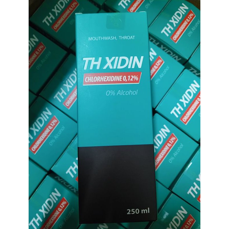 Súc miệng, họng Th xidin ( chlorhexidine)