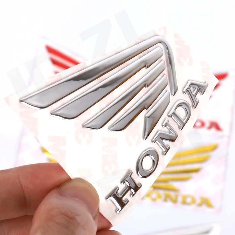 Logo 3D Bằng Cao Su Mềm Dán Trang Trí Xe Mô Tô Honda