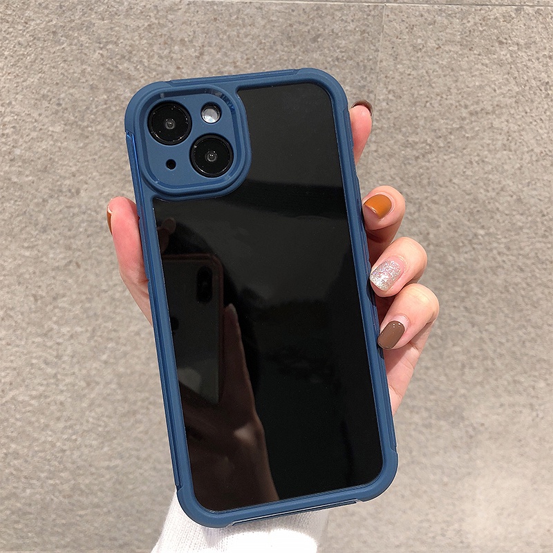 Ốp Điện Thoại Armor Cứng Trong Suốt Có Túi Khí Chống Sốc / Rơi Vỡ Cho iPhone 14 13 Pro Max 12 Pro Max 11 Pro Max Sự Bảo Vệ