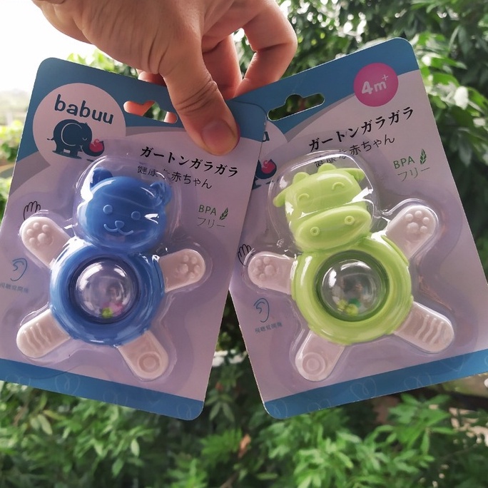 Bộ đồ chơi xúc xắc gặm nướu phát triển kỹ năng cơ bản cho bé thương hiệu Babuu Nhật bản BB11 Homedy Kids