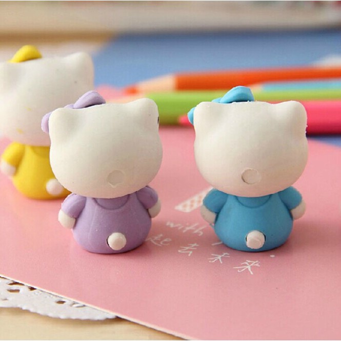 Cục Tẩy Hình hello kitty Dễ Thương Có Thể Tháo Rời