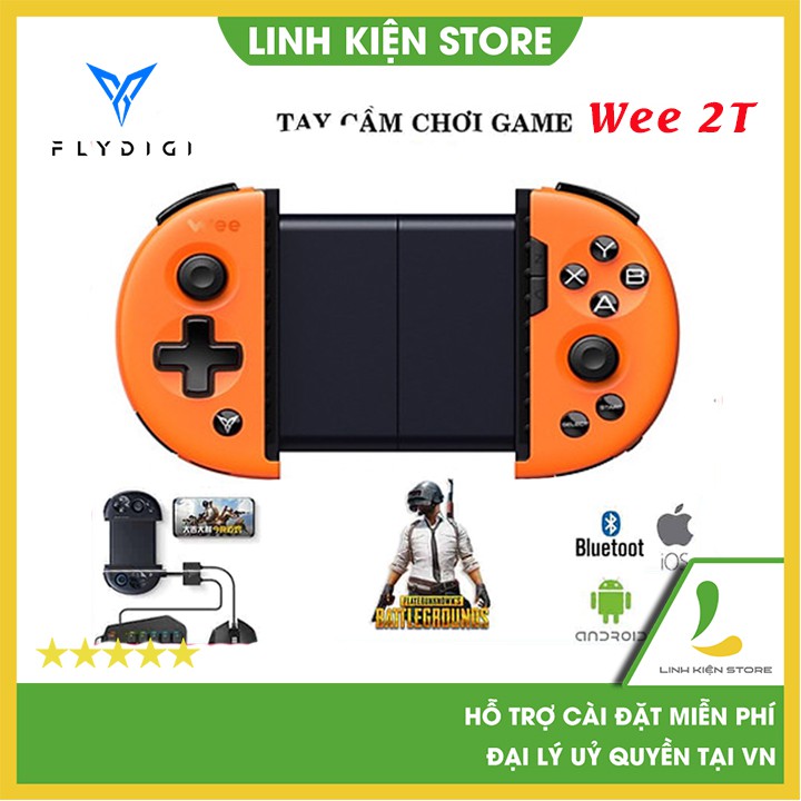 Flydigi Wee 2T - Tay cầm chơi game PUBG, Liên quân, Fifa, Pes - Cho cả iOS và Android