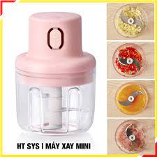 [LOẠI 1] Máy Xay tỏi Ớt,hành,thịt-máy xay Mini Tự động sạc pin,đa năng Tiện Dụng, máy say tỏi dung tích 250ml