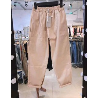 💥 Big_sale 💥 Quần baggy kaki màu be kèm ảnh thật