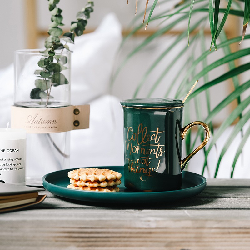 Ly cốc sứ văn phòng có tay cầm vàng cực đẹp | BigBuy360 - bigbuy360.vn