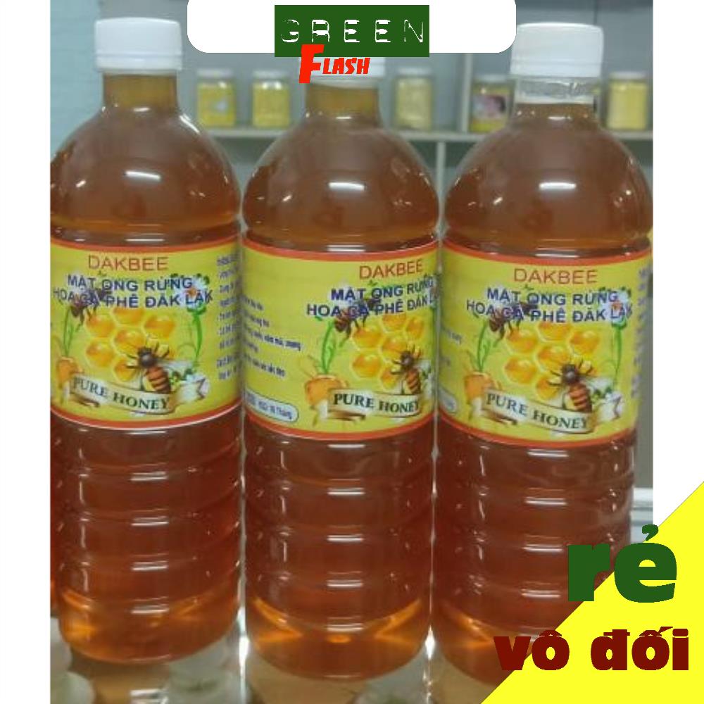 12 LÍT (12 CHAI) MẬT ONG RỪNG HOA CÀ PHÊ - GIÁ BÁN SỈ CAM KẾT CHẤT LƯỢNG, GIÁ GỐC TẠI TRANG TRẠI [MD_DAKBEE]