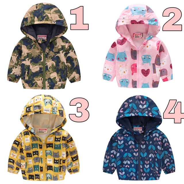 Áo khoác gió cho bé
