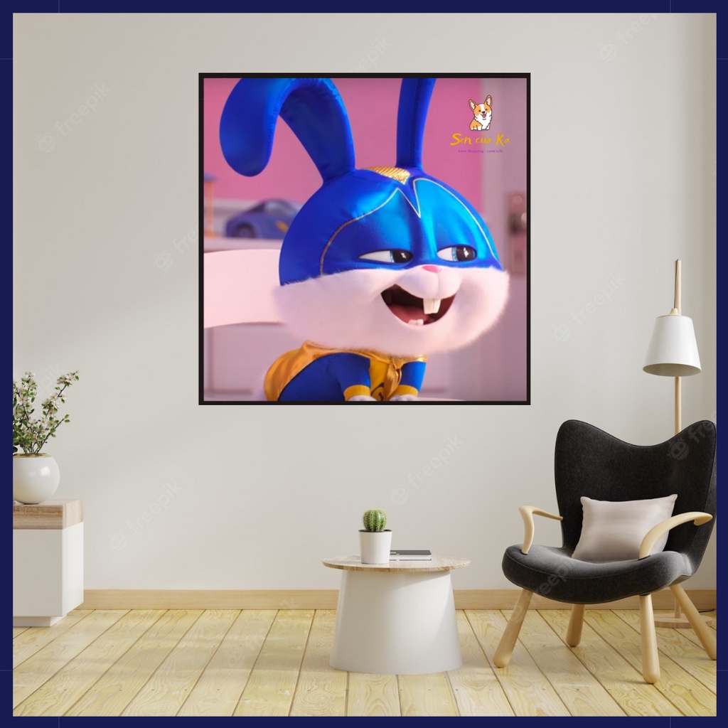 Tranh treo tường trang trí nhà cửa Canvas đẳng cấp thú cưng Max - Sencuaka