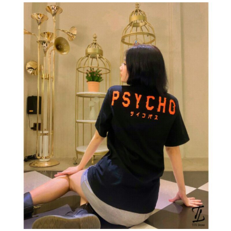 [Xả Thu Vốn]⚡Áo thun unisex tay lỡ PSYCHO 5 mẫu nam nữ form rộng T-oversize chuẩn châu Âu -Thoitranghot123