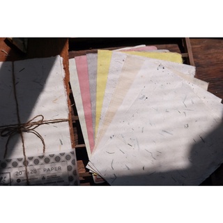 [Zó Project] Tập giấy Dướng nhiều màu 10 tờ cho tín đồ journal- (19x29cm)