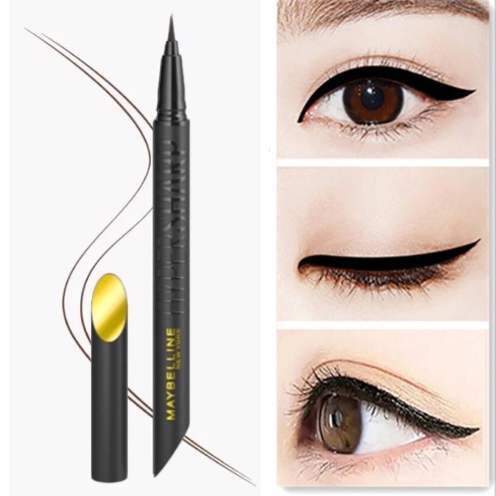 Bút kẻ mắt nước siêu mảnh  sắc nét  không trôi Maybelline HyperSharp Laser Eyeliner Black 0.5g