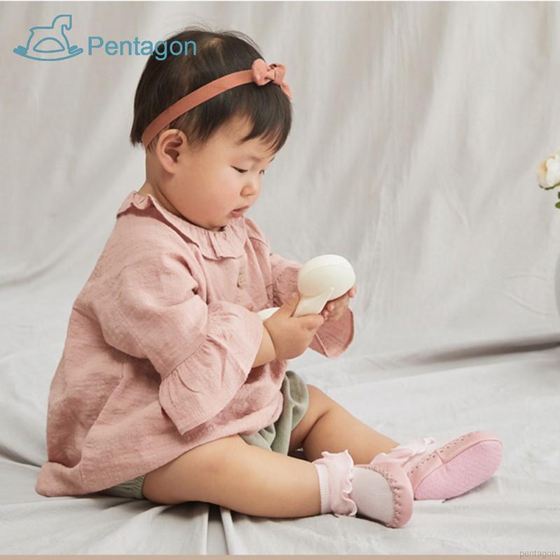 Vớ Cotton Giữ Ấm Chân Chống Trượt Cho Bé