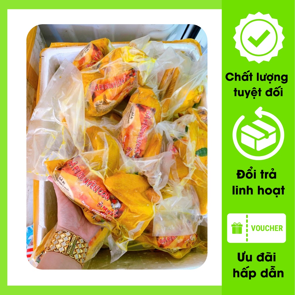 Gà Ủ Muối Không Đầu Kèm Trứng (Hàng loại 1)