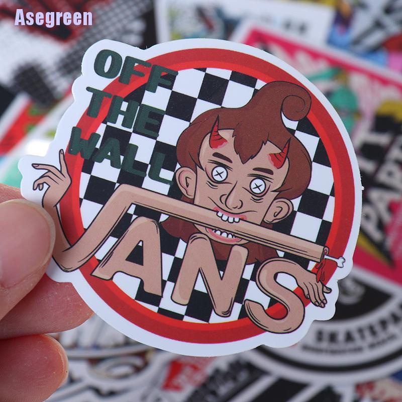 Bộ 100 Miếng Dán Họa Tiết graffiti Trang Trí Ván Trượt / laptop / guitar / Xe Đạp / Xe Hơi / VANS