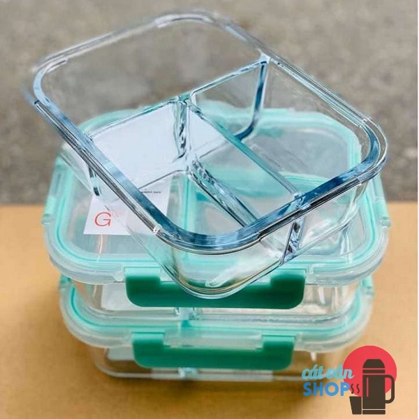 Hộp thủy tinh chia ngăn Lock&Lock Glass Food Container dung tích từ 860ml đến 1040ml LLG456 LLG457 LLG458