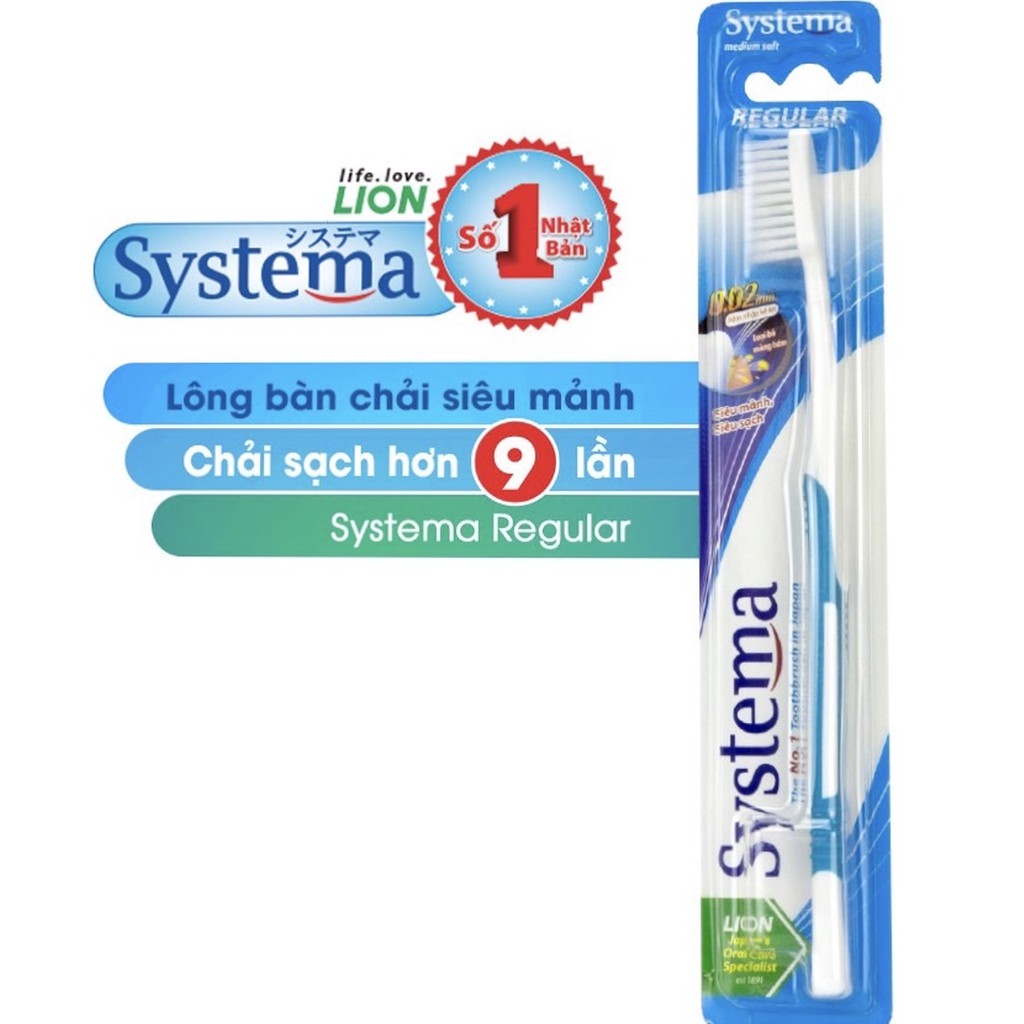 Bàn chải đánh răng Systema Số 1 Nhật Bản